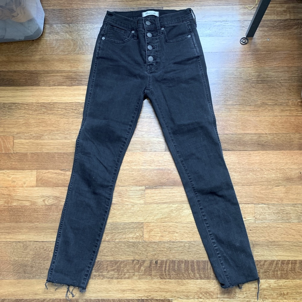 Madewell 10” high rise skinny jeans size 24